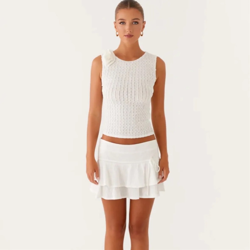 Peppermayo Mini skirt white lisbon (new with tags)